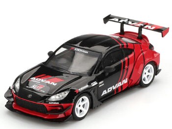 Mini GT MGT00956 Toyota GR86 HKS Type R 2022 Tokyo Auto Salon Advan 1:64 Black / Red