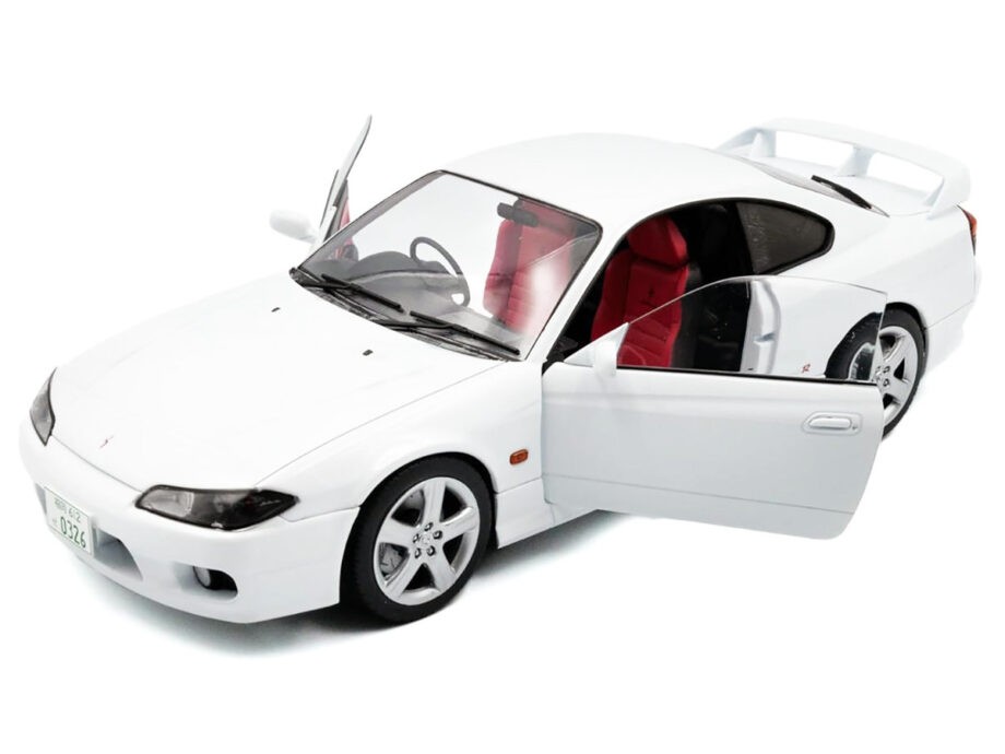 Solido S1812201 1999 Nissan Silvia S15 Spec R Aero 1:18 Aspen White