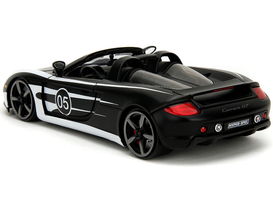 Jada 35490 Hyper Spec Porsche Carrera GT 1:24 Black / White