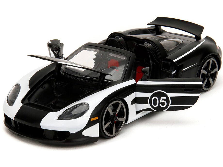 Jada 35490 Hyper Spec Porsche Carrera GT 1:24 Black / White