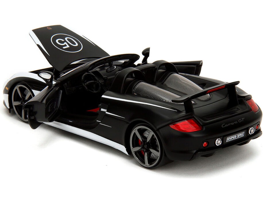 Jada 35490 Hyper Spec Porsche Carrera GT 1:24 Black / White