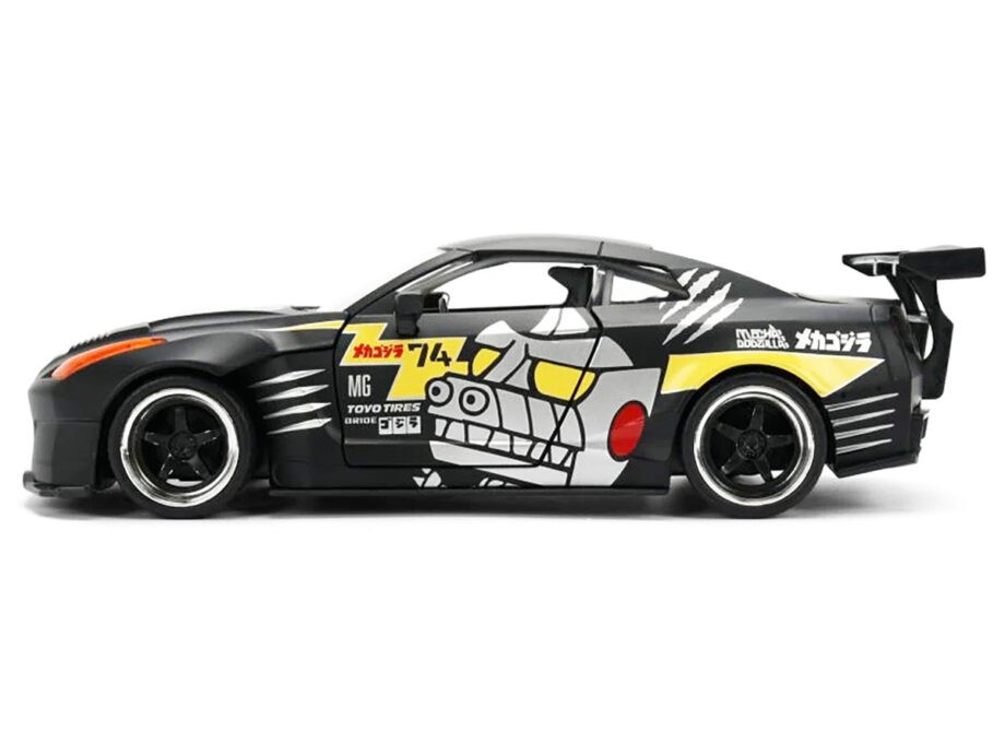 Jada 36707 Godzilla 2009 Nissan Skyline GT-R R35 Ben Sopra 1:24 Matte Black