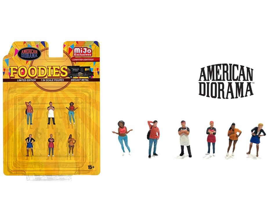 American Diorama AD-64531 Foodies Figures 1:64 Set