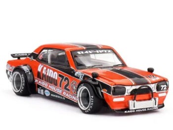 Mini GT x Kaido House KHMG195 Nissan Skyline 2000GT-R (KPGC10) Kaido Racing V1 1:64 Orange