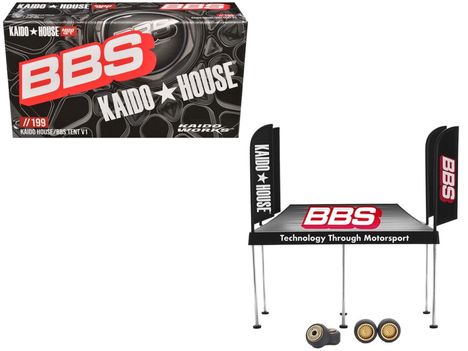 Mini GT x Kaido House KHMG199 Kaido House BBS Tent V1 1:64