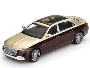 Mini GT MGT00962 Mercedes Benz Maybach S680 1:64 Gold / Dark Red Metallic