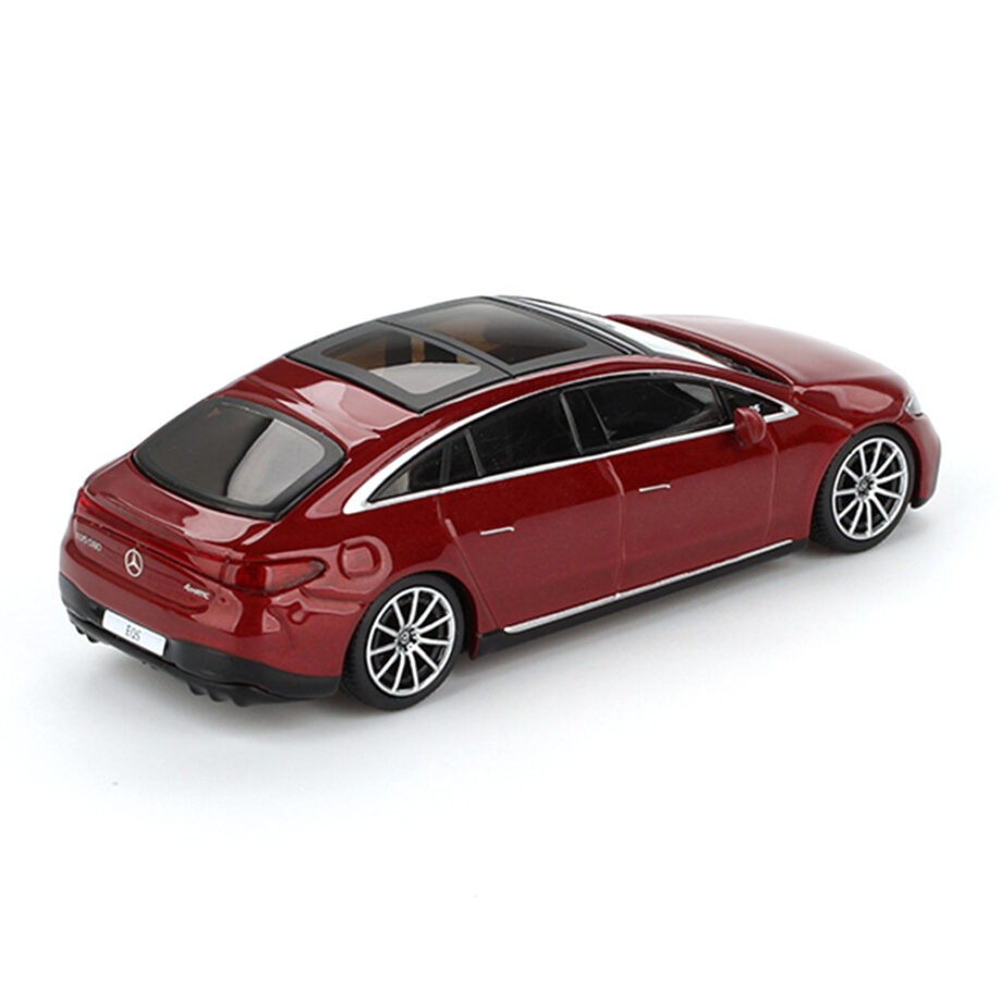 Mini GT MGT00970 Mercedes Benz EQS 580 4MATIC 1:64 Red Metallic
