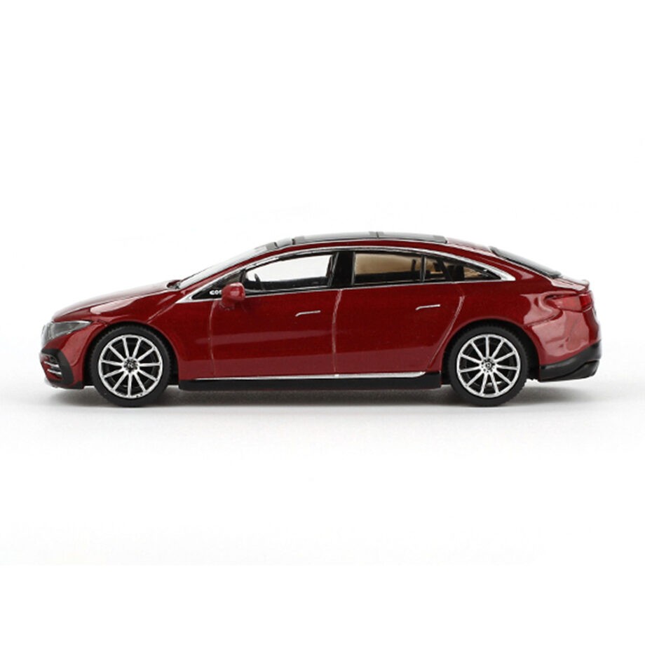 Mini GT MGT00970 Mercedes Benz EQS 580 4MATIC 1:64 Red Metallic
