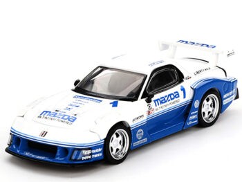 Mini GT MGT01011 Mazda RX-7 LB-Super Silhouette IMSA 1:64 White / Blue