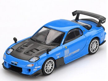 Mini GT MGT01046 Mazda RX-7 RE-Amemiya 20B NA 3ROTOR-7 Ama-san Go 1:64 Blue