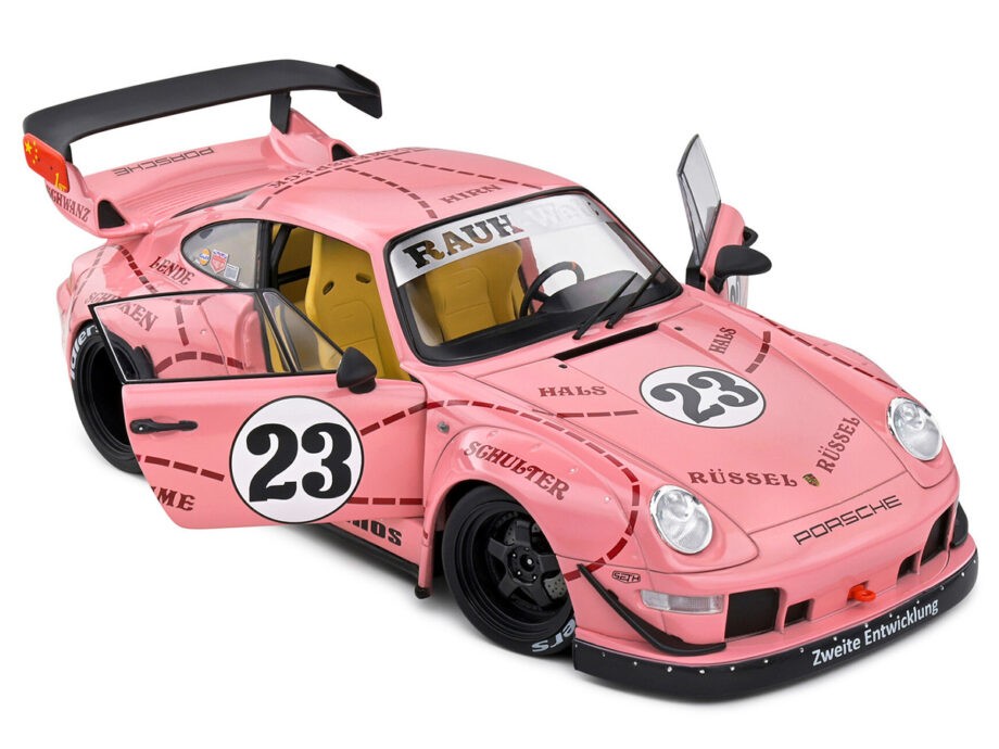 Solido S1808503 2020 Porsche RWB Bodykit Pink Pig #23 1:18 Pink