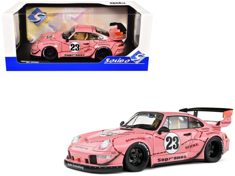 Solido S1808503 2020 Porsche RWB Bodykit Pink Pig #23 1:18 Pink