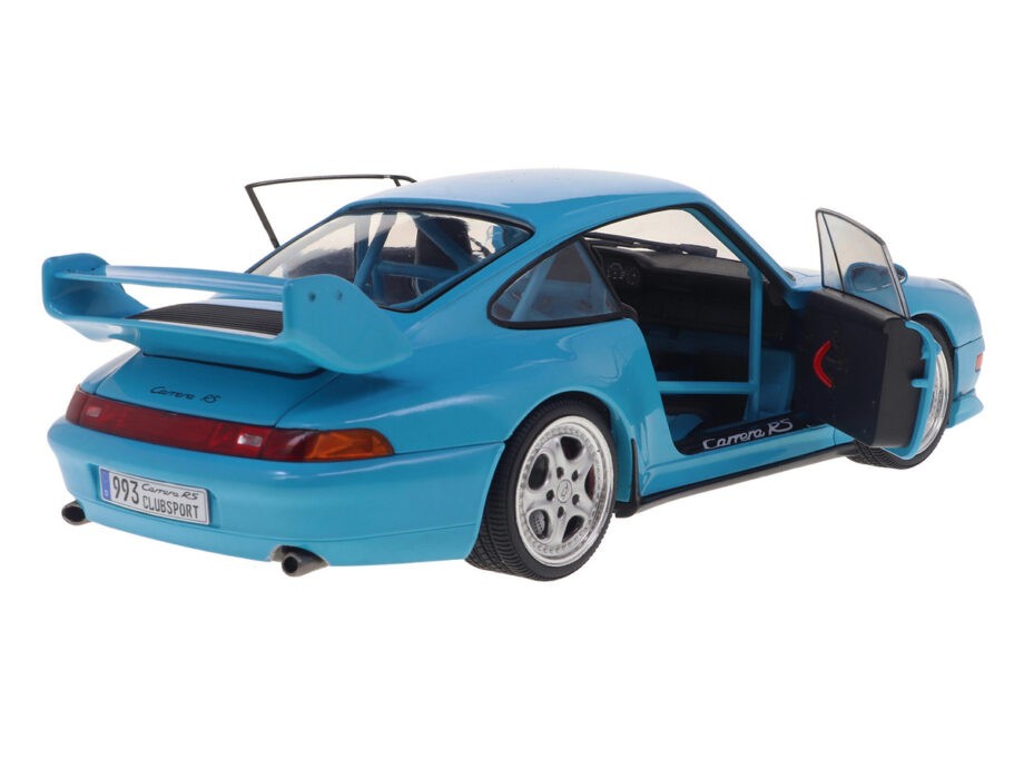 Solido S1810101 1997 Porsche 911 993 Clubsport 1:18 Riviera Blue