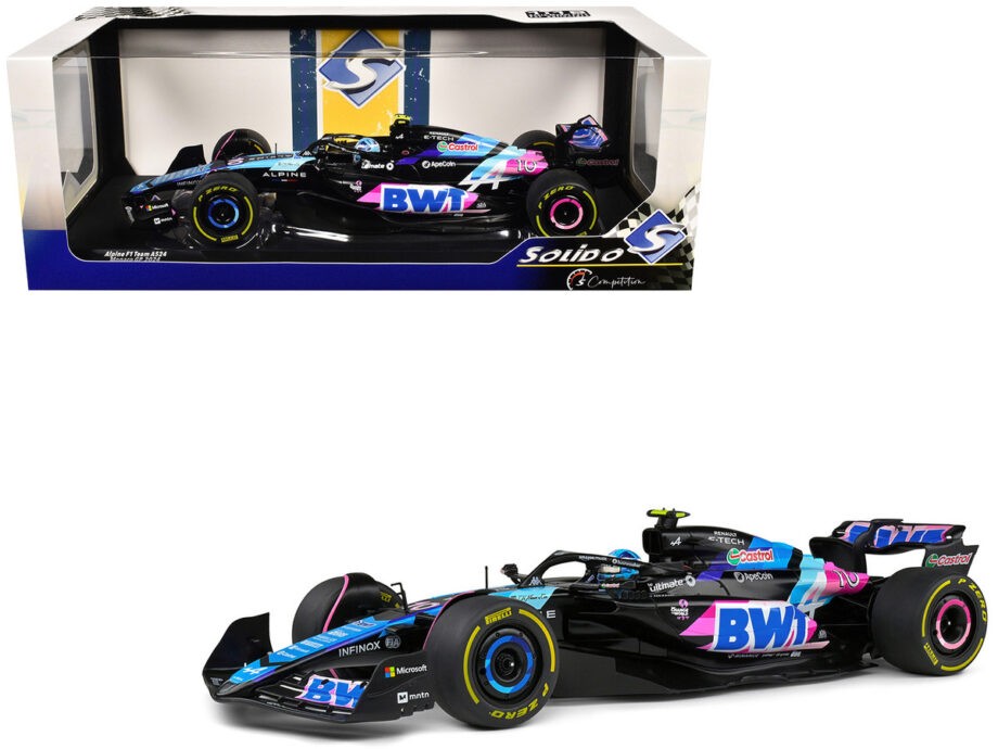 Solido S1814002 Formula F 1 Team Alpine A524 Monaco GP 2024 1:18 #10 Pierre Gasly