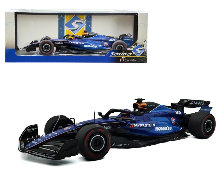 Solido S1814401 Formula F 1 Team Williams FW46 Saudi Arabia GP 2024 1:18 #23 Alex Albon