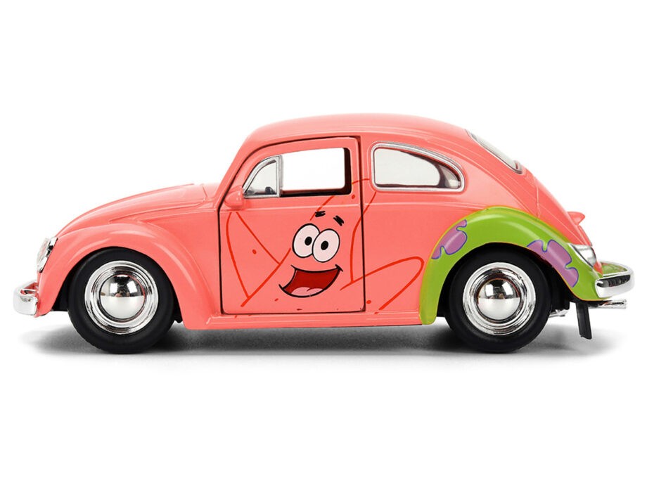 Jada 35479 Spongebob Squarepants 1959 Volkswagen Beetle Patrick Livery 1:32 Pink