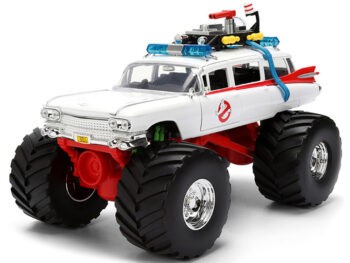 Jada 35943 Ghostbusters 1959 Cadillac Ambulance ECTO-1 Monster Truck 1:24 White