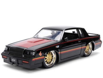 Jada 36586 Bigtime Muscle 1987 Buick Grand National 1:24 Black with Red Hood