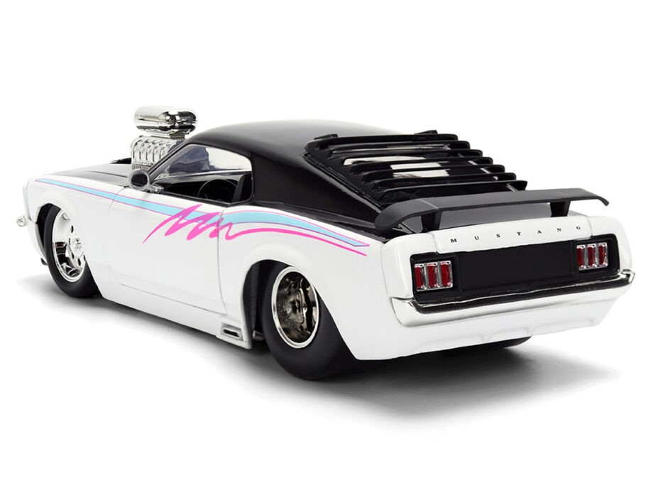 Jada 36590 Bigtime Muscle 1970 Ford Mustang Boss 429 1:24 Black / White