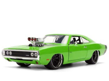 Jada 36595 Bigtime Muscle Engine Blower 1970 Dodge Charger R/T 1:24 Bright Green