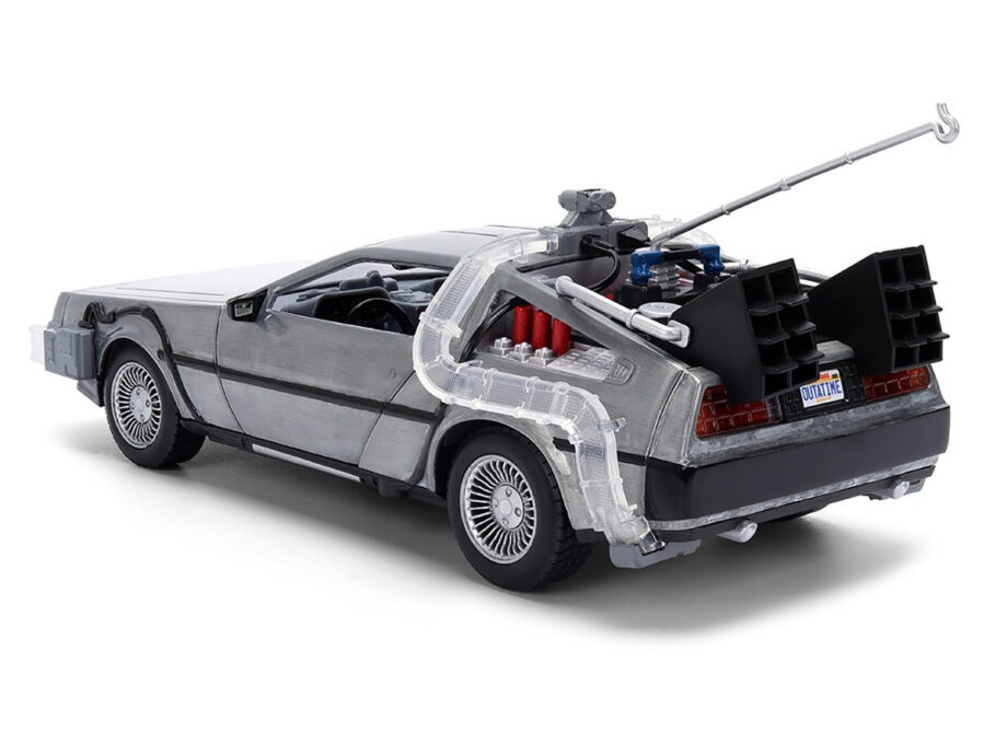 Jada 36849 Back To The Future 40 Years Edition DMC DeLorean Time Machine 1:24 Silver