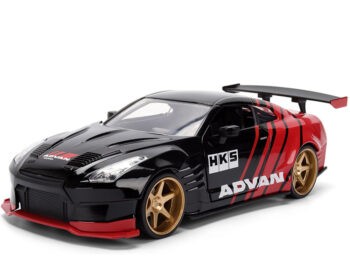 Jada 37022 JDM Tuners 2009 Nissan Skyline GT-R R35 Ben Sopra 1:24 Advan Black / Red