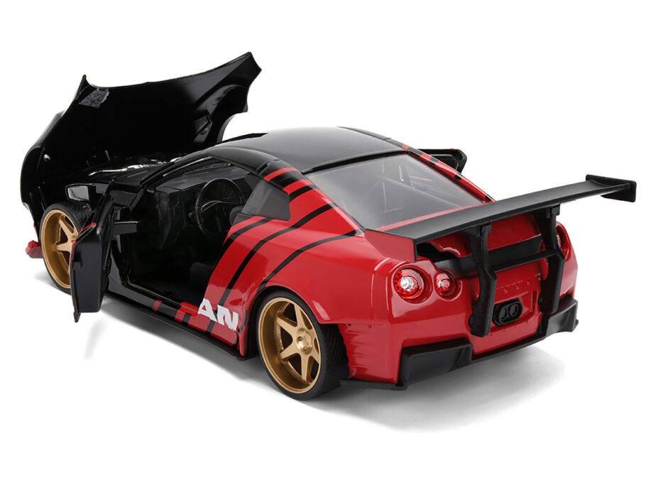 Jada 37022 JDM Tuners 2009 Nissan Skyline GT-R R35 Ben Sopra 1:24 Advan Black / Red