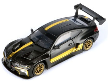 Motormax 79206 Midnight Eclipse BMW M4 GT3 1:24 Matte Black with Gold