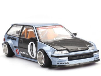 Mini GT x Kaido House KHMG179 Honda Civic (EF) Kaido Roulette V1 1:64 Light Blue