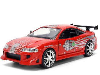 Jada 36815 Fast & Furious Brian’s 1995 Mitsubishi Eclipse 1:24 Red