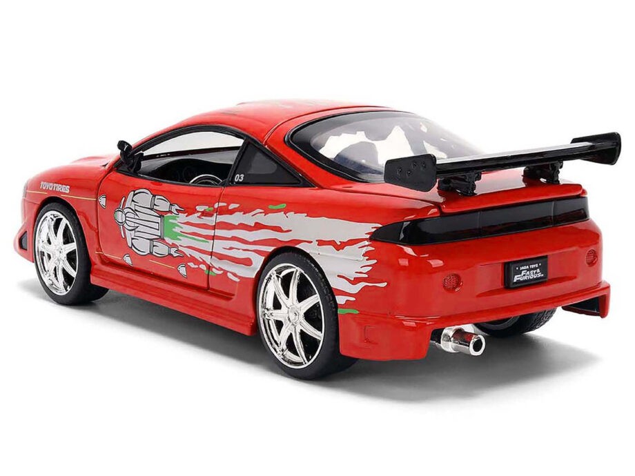 Jada 36815 Fast & Furious Brian’s 1995 Mitsubishi Eclipse 1:24 Red