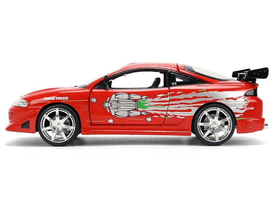 Jada 36815 Fast & Furious Brian’s 1995 Mitsubishi Eclipse 1:24 Red