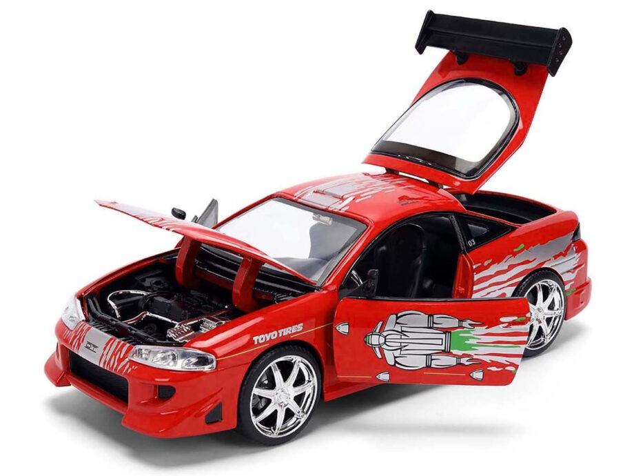 Jada 36815 Fast & Furious Brian’s 1995 Mitsubishi Eclipse 1:24 Red