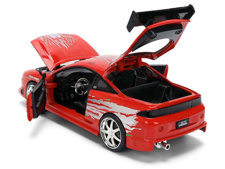 Jada 36815 Fast & Furious Brian’s 1995 Mitsubishi Eclipse 1:24 Red