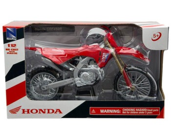 New Ray 58493 Honda CRF 450R Motorcycle Dirt Bike 1:12 Red