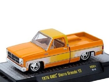 M2 Machines 31500 HS61 1976 GMC Sierra Grande Pick Up Truck 1:64 Orange Slice