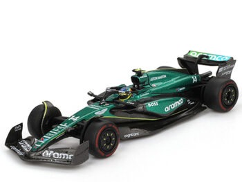 Mini GT MGT00999 Aston Martin AMR24 2024 F1 2024 Bahrain GP 1:64 #14 Fernando Alonso Green