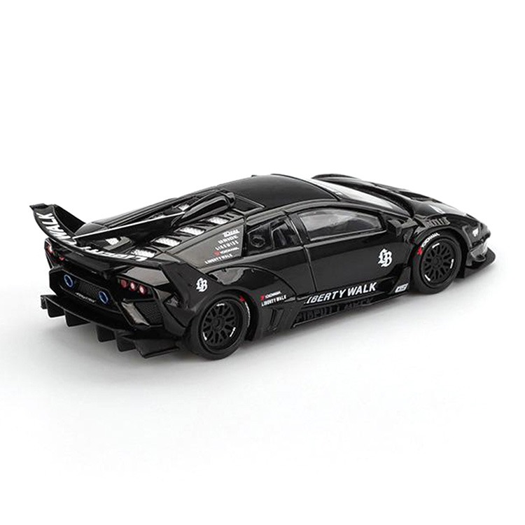 Mini GT 1:64 Lamborghini LB-Silhouette WORKS MURCIELAGO GT Evo Black Diecast Model #1053