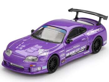 Mini GT MGT01067 Toyota Supra (A80) Top Secret GT-300 1:64 Top Secret Purple