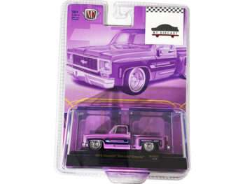 M2 Machines 31500 MJS89 1978 Chevrolet Silverado Stepside Low Riders 1:64 Purple