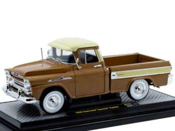M2 Machines 40300 137 B 1958 Chevrolet Apache Cameo Pick Up Truck 1:24 2-Tone Brown