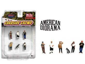 American Diorama AD-2429 Curbside Crowd Figures Set