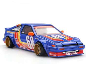 Mini GT x Kaido House KHMG196 Toyota AE86 Sprinter Trueno Kaido Racing V1 1:64 Blue