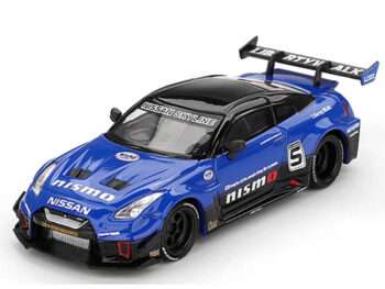 Mini GT MGT01124 LBWK Liberty Walk LB-Silhouette WORKS GT NISSAN 35GT-RR Ver.2 1:64 Blue