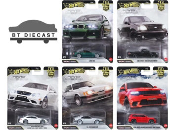 Hot Wheels FPY86-961 R Car Culture 2026 R Power Trip 1:64 Set of 5