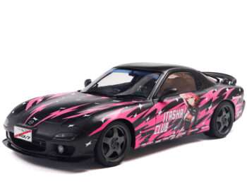 Solido S1810605 1999 Mazda RX7 FD3RS Solido Works Itasha Club 1:18 Pink