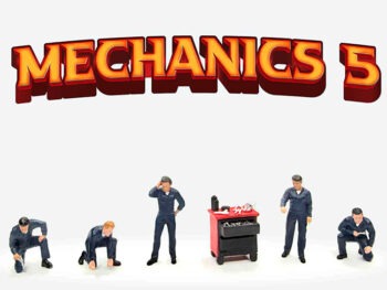 American Diorama AD-2435 Mechanics 5 Figures Set