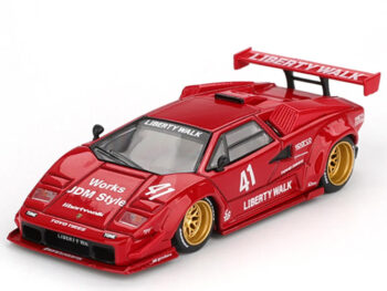 Mini GT MGT01100 LBWK Liberty Walk LB Works Lamborghini Countach 1:64 Red