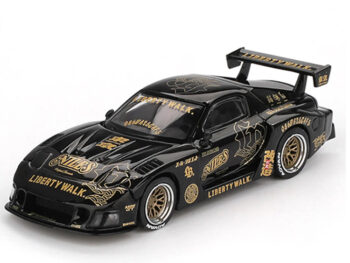 Mini GT MGT01101 LBWK Liberty Walk LB Works Mazda RX-7 LB Super Silhouette FD-Niles 1:64 Black