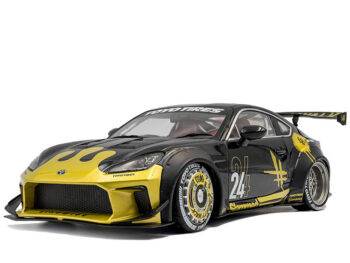 Solido S1813603 2024 Toyota GR86 Liberty Walk LBWK 1:18 Black / Gold